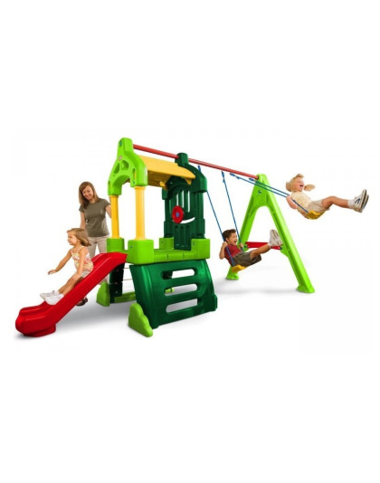 Little Tikes Clubhouse Swing set -Natural color