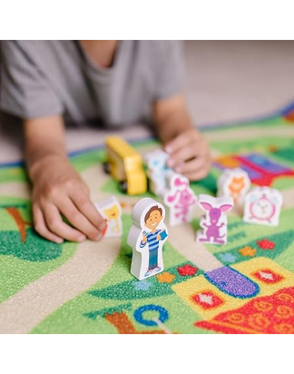 Melissa and Doug Blue Clue Neighbourhood Activity Rug