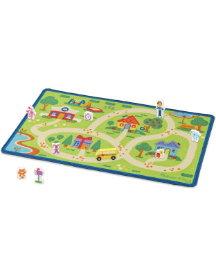 Melissa and Doug Blue Clue Neighbourhood Activity Rug