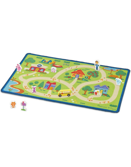 Melissa and Doug Blue Clue Neighbourhood Activity Rug