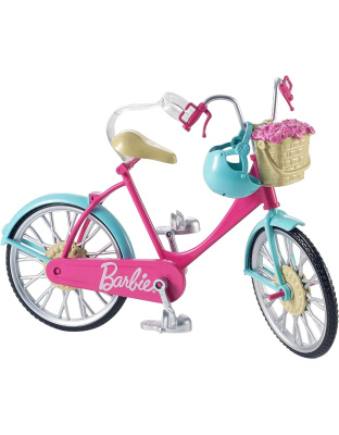 Barbie Bicycle with Basket of Flowers