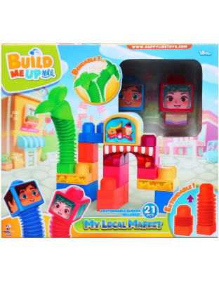 Block Maxi Bendy Town 21 Pcs