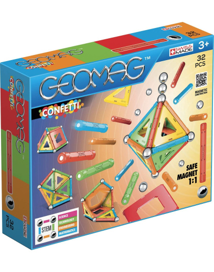 Geomag Confetti Magnetic Building and Educational Set