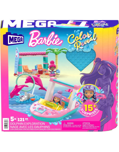 Mega Barbie Color Reveal Building Toy