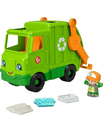 Fisher-Price Little People Musical Recycling Truck-GWD29