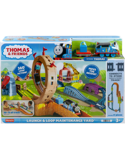 Fisher-Price Thomas and Friends Launch and Loop Maintenance Yard Tain Set