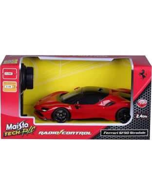 Maisto Tech R/C 1:24 Premium Ferrari S F90 Stradale, Red