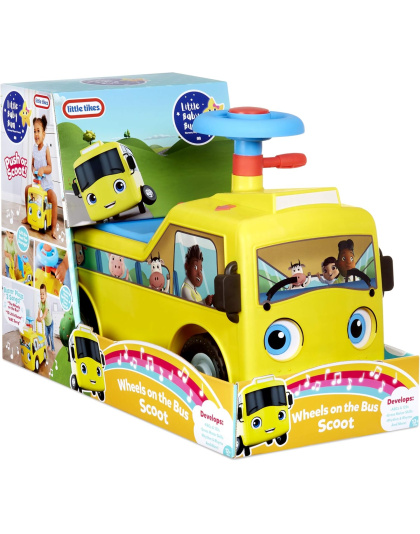 Little Tikes Little Baby Bum Wheels On The Bus Scoot &amp; Push Ride