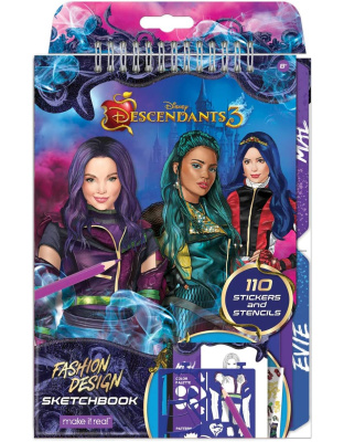 Make it Real Disney Descendants 3 Sketch Book