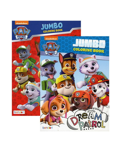 2 Pack Paw Patrol Coloring Books Jumbo Color Activity