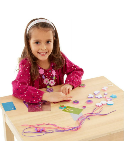 Melissa &amp; Doug Mess-Free Glitter Foam Beads Craft Kit