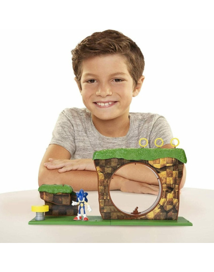 Sonic the Hedgehog Green Hill Zone Action Figure Playset