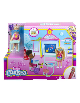 Barbie Club Chelsea Doll And School Playset, 6- Inch Blonde, With Accessories