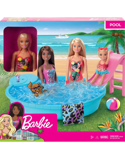 Barbie Doll &amp; Pool Playset