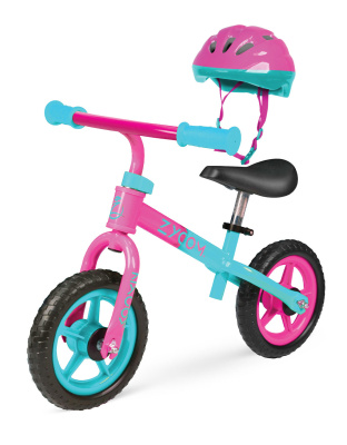 Zycom Kids My 1st Balance Bike with  helmet - Pink/Teal