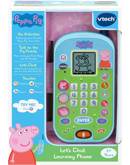 VTech Peppa Pig Let's Chat Learning Phone