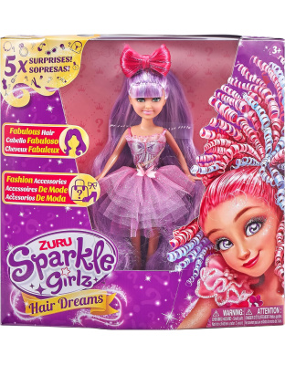 Sparkle Girlz Hair Dreams Rainbow Fairy - 10.5&quot; Doll by ZURU