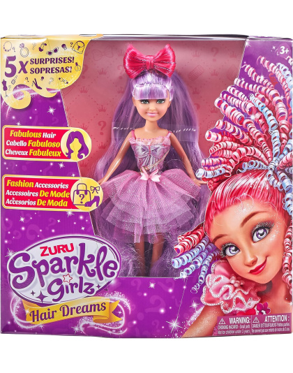 Sparkle Girlz Hair Dreams Rainbow Fairy - 10.5&quot; Doll by ZURU