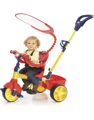 Little Tikes 4-in-1 Smart Trike- Red and Yellow