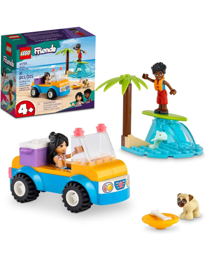 LEGO Friends Beach Buggy Fun 41725 Building Toy Set