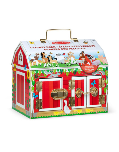 Melissa and Doug Wooden Latches Barn