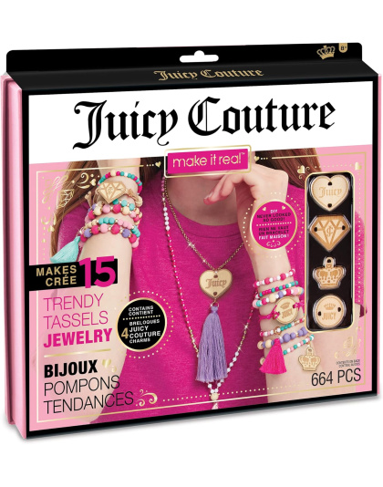 Make It Real - Juicy Couture Trendy Tassels Bracelet Making Kit