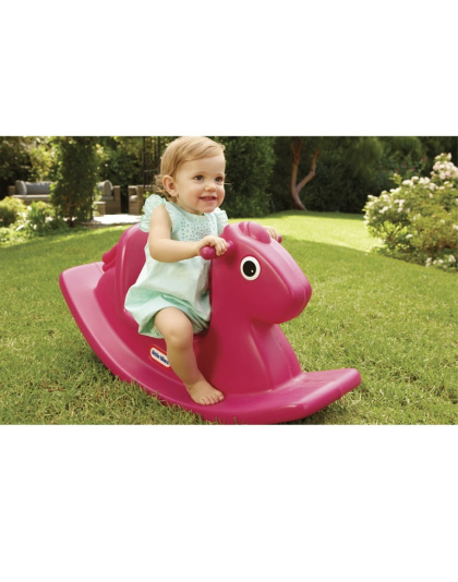 Little Tikes Kids Rocking Horse in Magenta