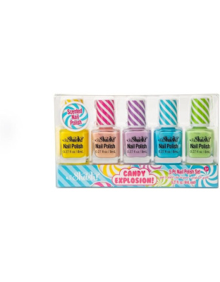 Shush! - Candy Explosion 5 Pcs Scented Water Nail Polish Set