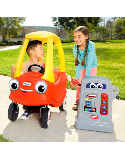 Little Tikes Cozy Pumper, Use with Cozy Coupe Ride on Cars, Grey