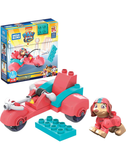 MEGA Bloks Nickelodeon PAW Patrol Liberty's City Scooter GYH94, Building Toys