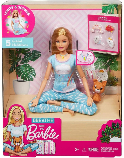 Barbie Breathe with Me Meditation Doll, Blonde