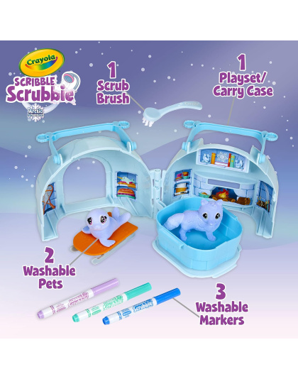 Scribble Scrubbie Pets Arctic Igloo,