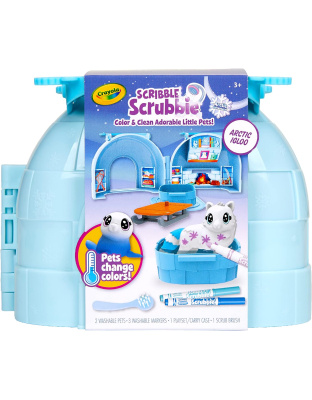 Scribble Scrubbie Pets Arctic Igloo,