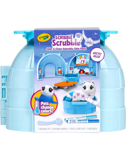 Scribble Scrubbie Pets Arctic Igloo,