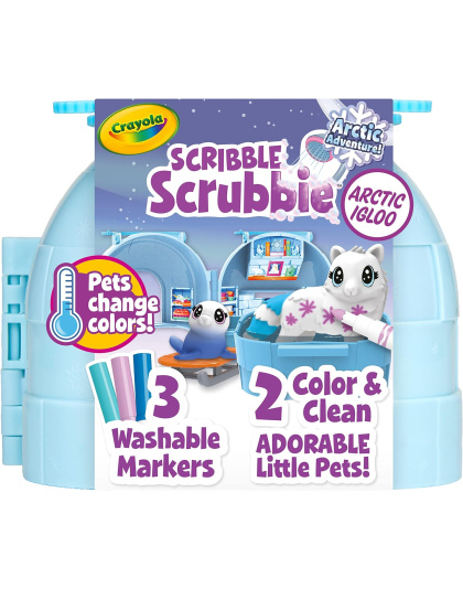 Scribble Scrubbie Pets Arctic Igloo,