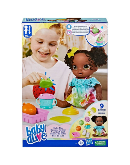 Baby Alive Fruity Sips 12- inch Doll Set