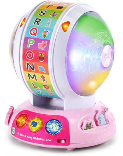 LeapFrog Spin and Sing Alphabet Zoo, Pink