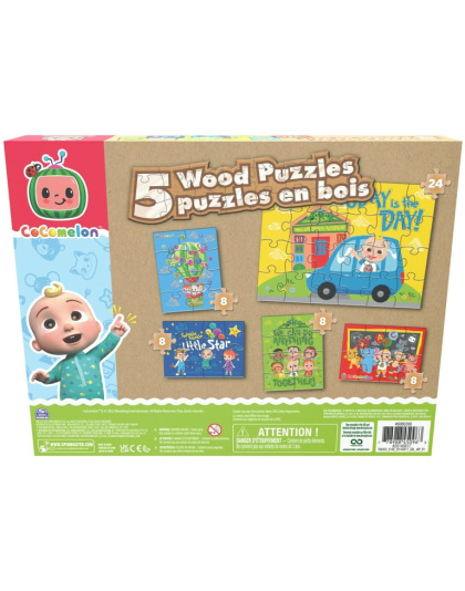 CoComelon, 5 Wood Puzzles