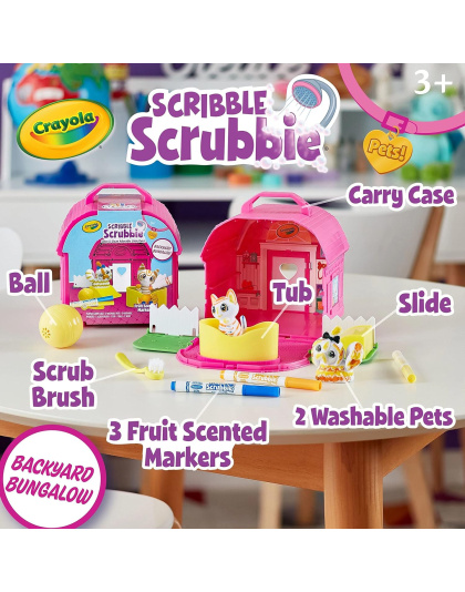 Crayola Scribble Scrubbie Pets, Backyard Playset