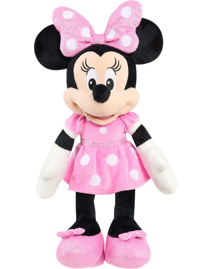 Disney Feature Plush Minnie &amp; Mickey in open platform box