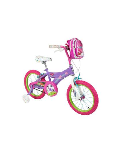 Dynacraft Trolls Girls BMX Street/Dirt Bike with Hand Brake 16inch