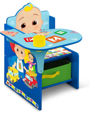 Delta Children Chair Desk with Storage Bin- Cocomelon