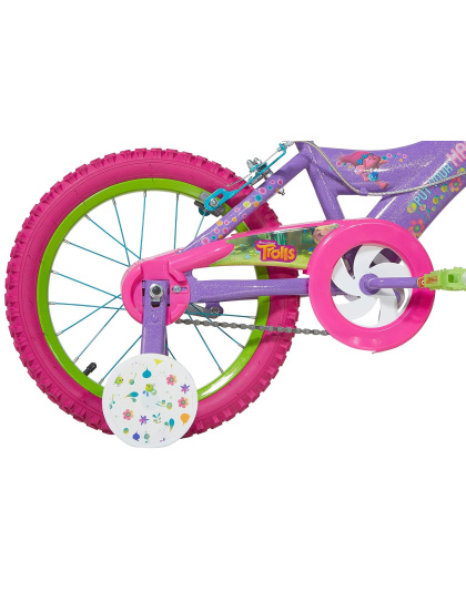 Dynacraft Trolls Girls BMX Street/Dirt Bike with Hand Brake 16inch