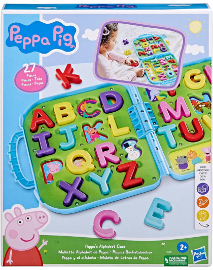 Peppa Pig Peppa’s Alphabet Case, ABC Learning Toys, Puzzle