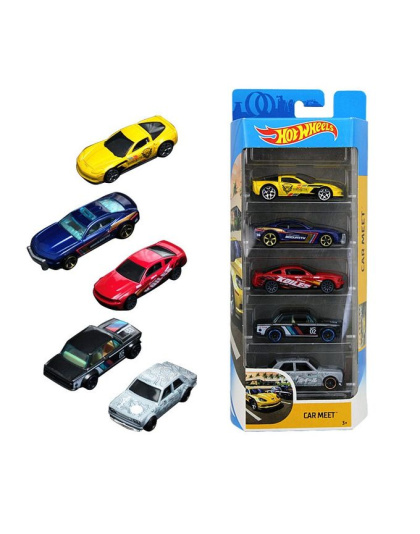 Hot Wheels Toy Cars or Trucks 5-Pack Bundle