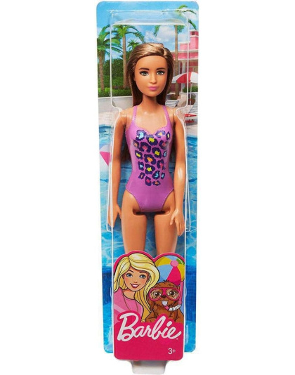 Barbie Beach Doll - Cheetah Print