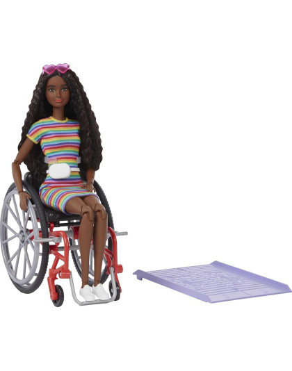 Barbie Fashionistas Doll #166 with Wheelchair