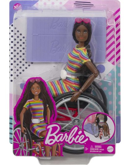 Barbie Fashionistas Doll #166 with Wheelchair