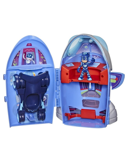 PJ Masks 2-in-1 Headquarters and Rocket Vehicle playset