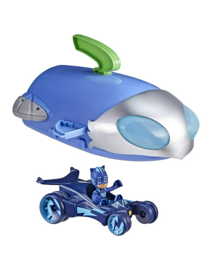 PJ Masks 2-in-1 Headquarters and Rocket Vehicle playset